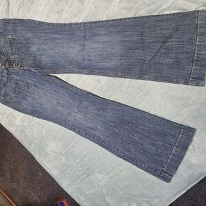 Women's Mossimo Blue Flare & Wide Leg Jeans